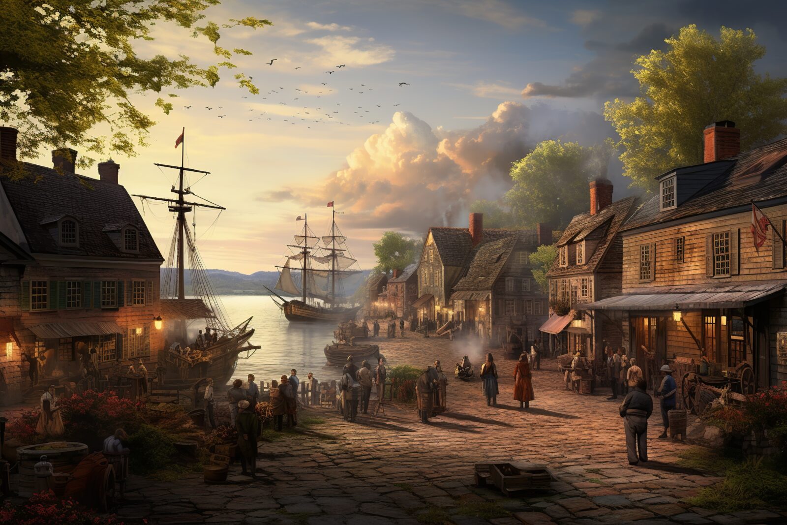 Colonial Village: The Heartbeat of Early America.