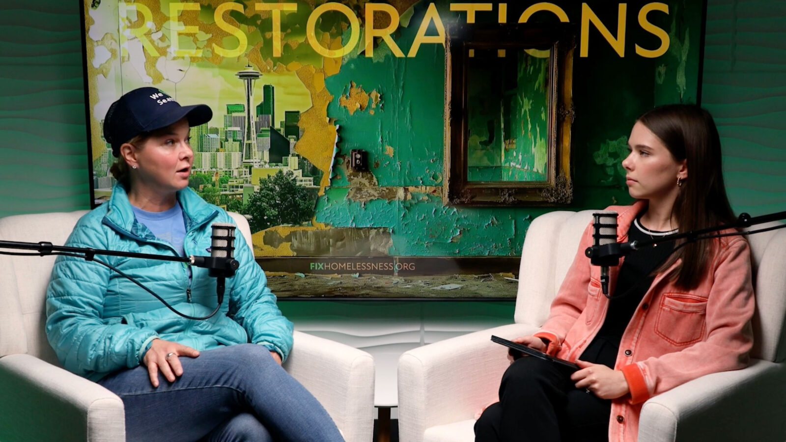 Restorations episode 3, Caitlyn McKenney with Andrea Suarez