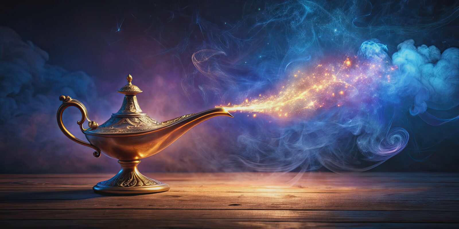 Magic lamp glowing in the dark with mysterious aura, magic, lamp, dark, glowing, mysterious, aura, genie, wish, mystery